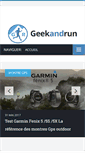 Mobile Screenshot of geekandrun.com